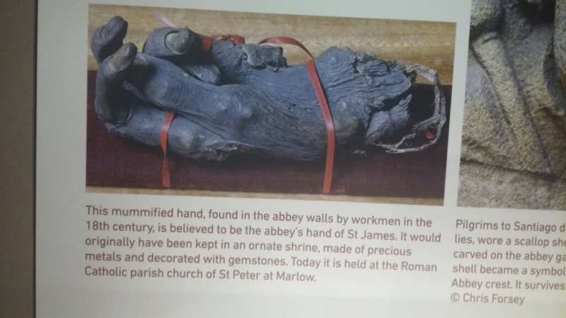 The hand of St James