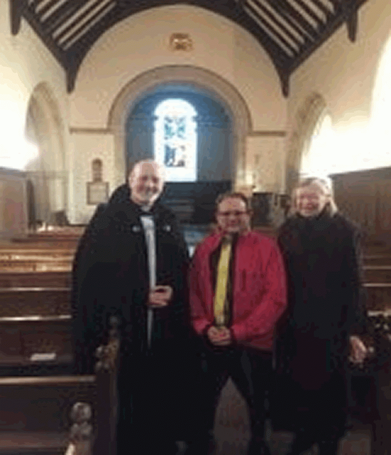 Meeting the Vicar of Dibley!