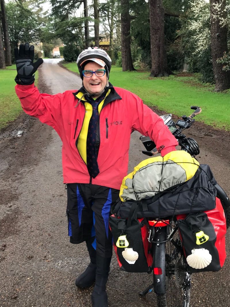 Why do you wear a tie cycling?