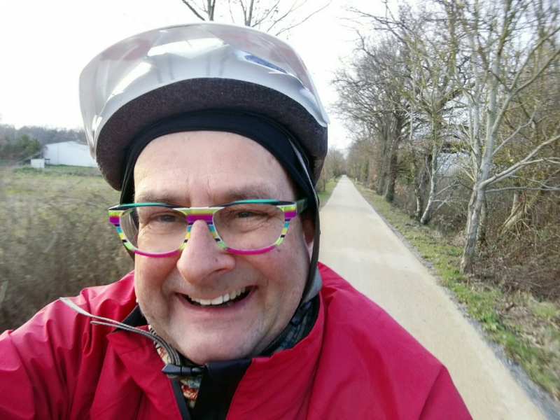 Brilliant new cycle path