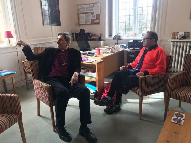 Meeting the Bishop of Winchester