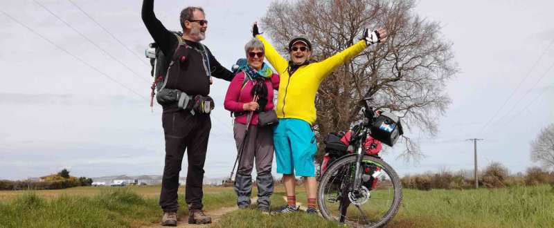 I’ve walked a long way then someone passes me on a bike