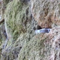 Martin Mallett's in the wall of Mont St Michel a pilgrimage site for over a thousand years.